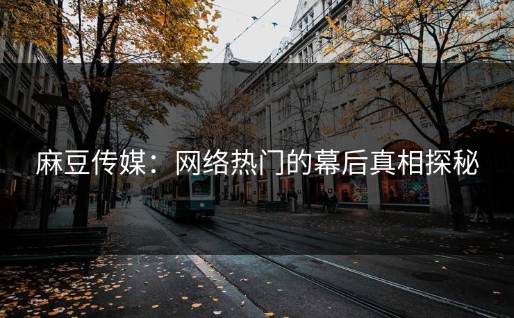 麻豆传媒：网络热门的幕后真相探秘